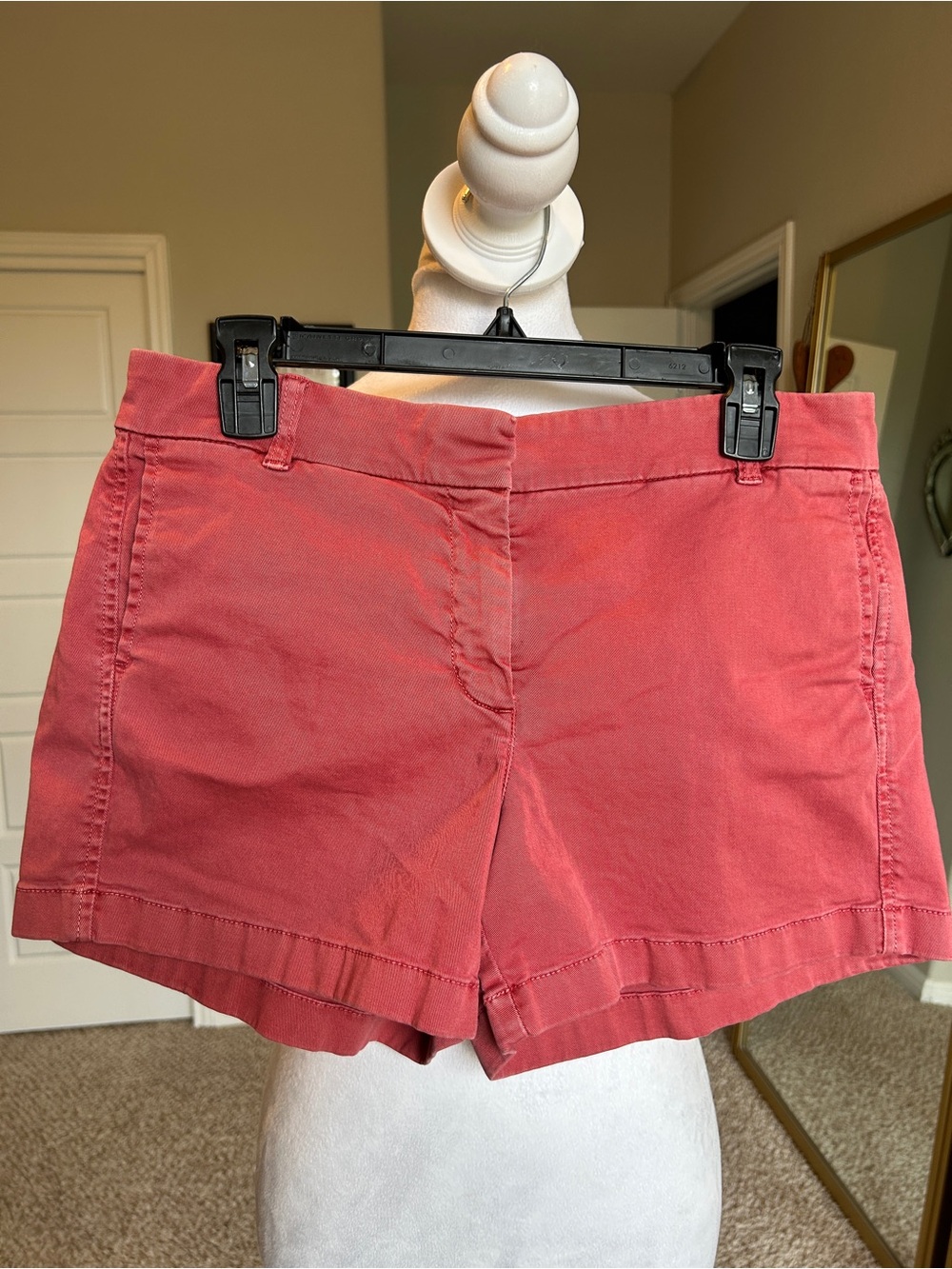 J. Crew Vintage Red Chino Shorts Women’s Size 8